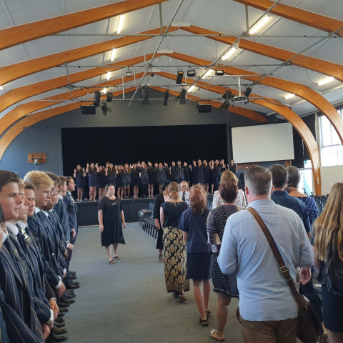 2021 Year 9 powhiri 