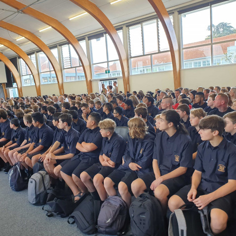 2021 Year 9 powhiri 