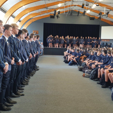 2021 Year 9 powhiri 