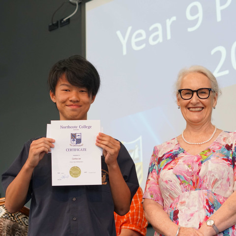 2024 Year 9 prizegiving