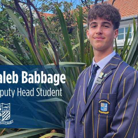 2025 deputy head student caleb babbage