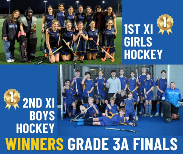 hockey finals wins - 1st XI girls 2nd XI boys